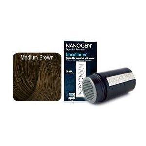 Hair Loss Concealer Fibers by Nanogen - Medium Brown- 15 grams