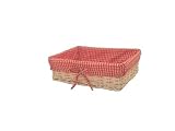 Red Gingham Lined Tray