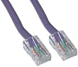 CAT5E, UTP, Bootless, 350MHz, Purple, 3 ft