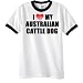I Love My Australian Cattle Dog Ringer T-Shirt