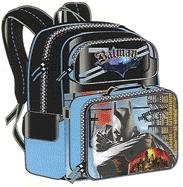 Large Batman Backpack with Lunch Kit