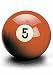 Suchen : Pool-Ball "Favorite" Nr. 5