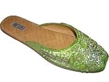 Unze Modische Pumps - L5432-Grün-6.0