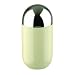 Typhooon Capsule Gloss Cream Glazed Ceramic Large Storage Canister with Stainless Steel Airtight Lid