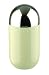 Typhooon Capsule Gloss Cream Glazed Ceramic Large Storage Canister with Stainless Steel Airtight Lid