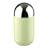 Typhooon Capsule Gloss Cream Glazed Ceramic Large Storage Canister with Stainless Steel Airtight Lid