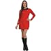 Search : Adult Deluxe Classic Star Trek Red Dress Uhura Costume, Ladies Extra Small (Dress Sizes 2-6)