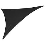 IMAGE OF Coolaroo Custom Triangle Shade Sail, Black, 18 by 18 by 18-Feet