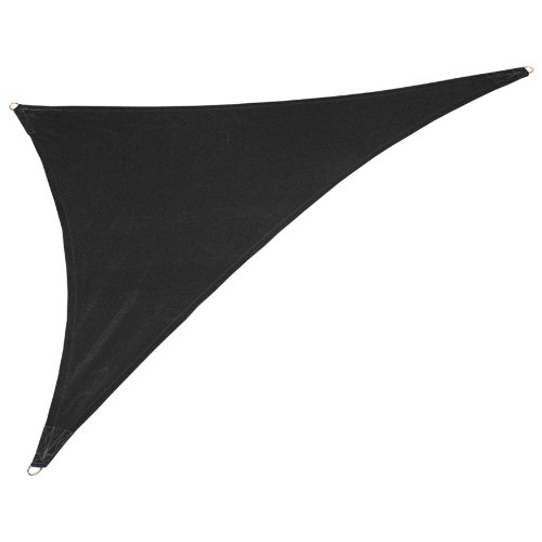 Coolaroo Custom Triangle Shade Sail, Black, 18 by 18 by 25-1/2-Feet
