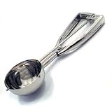 3 1/4 Ounce Size 12 Stainless Steel Round Squeeze Disher (13-0633)