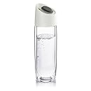 Asobu Simply Clear Insulated Water Bottle/Travel Mug, 14-Ounce, Smoke