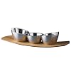 Namb� Trio 15-Inch Metal Condiment Set with Tray