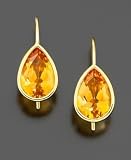 14k Gold Pear-Cut Citrine Earrings (4-1/2 ct. t.w.)