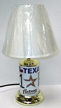 Houston Astros #1 Fan MLB Baseball Lamp