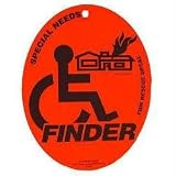 Special Needs Finder Fire Rescue Decal with Suction Cup
