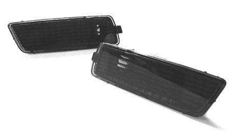 VW Golf Jetta Rabbit MK5 05-07 Front Bumper Side Lights - Crystal Smoked