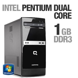 HP Compaq 500B - Micro tower - 1 x P E5300 / 2.6 GHz - RAM 1 GB - HDD 1 x 160 GB - DVD?RW ?R DL / DVD-RAM - GMA 4500 - Windows 7 Pro / XP Pro downgrade - Monitor : none - Smart Buy - Microsoft Office Ready