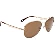 Spy Parker Sunglasses - Spy Optic Metal Series Casual Eyewear - Gold/Bronze