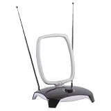 Evision 46db Variable Gain Amplified Indoor Aerial For Digital Tv Dab Fm Freeview Dvb-t House Caravan Boat