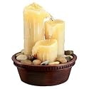 HoMedics WFL-CAN32 EnviraScape Shimmering Towers Illuminated Relaxation Fountain