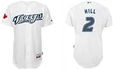 Toronto Blue Jays Aaron Hill #2 Alternate Home Cool Base White Jerseys (M/48)