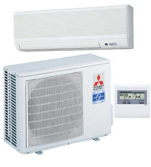 Mr. Slim Split-ductless: P-Series Air Conditioner 30,000 BTU's 13 SEER 2.5 Ton