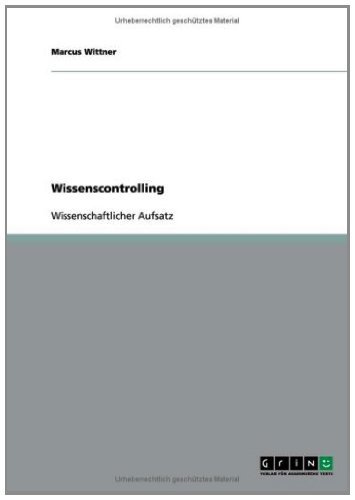 Wissenscontrolling (German Edition)