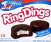 Drake's Cakes Ring Dings 2 boxes 20 pkgs.
