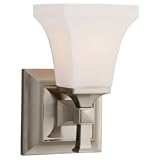Sea Gull 44705-962 Melody 1-Light Brushed Nickel Sconce