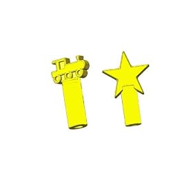 CHEW STIXX PENCIL TOPPERS CHEWABLE SHAPES SHAPES