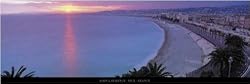 Nice, France - Art Print (Artist: John Lawrence) (Size: 38" x 13")