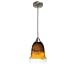 Access Lighting Rita Manhattan Brushed Steel Bell Pendant