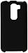 HR Wireless Rubberized Cover Case for LG G2 Mini LS885 - Retail Packaging - Black