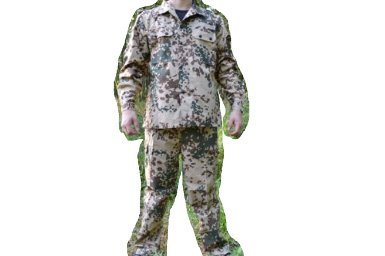Mil ドイツ軍 現用服 迷彩服 トロピカル (砂漠) フレクター迷彩 上下セット (L) レプリカ