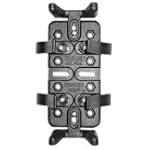 RAM Mount Universal Finger Grip Cradle on Aluminum Motorcycle Brake Mount (RAM-B-174-UN4U)