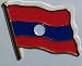 Country Flag Enamel Pin Badge - Laos