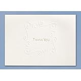 Ivory Scroll Thank You Cards