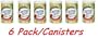 Crystal Light Antioxidant Green Tea, Natural Raspberry, (6-Quart) 1.12-Ounce Canisters (Pack of 6)