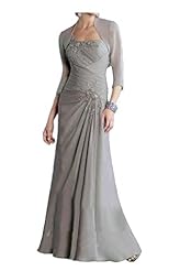 Lace Chiffon Mother-of-the-Bride Dress/Wedding Dress 