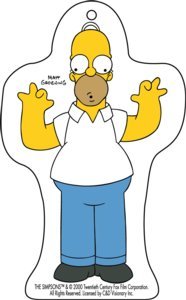 Simpsons Homer Ooh Air Freshener A-SIM-0001