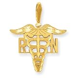 14k Registered Nurse Charm