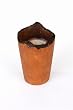 Golden Delicious Apple Soy Candle, Terra Vasa Ceramic Pot (Small Round)