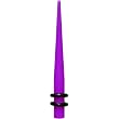 4 Gauge Acrylic Purple Taper