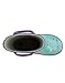 OAKI Kids Rubber Rain Boots Easy-On Handles, Mermaids, 13T US Toddler