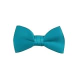 Boy's Solid Teal Green Bowtie