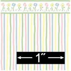 1:24 Scale Crayons Dollhouse Wallpaper