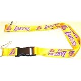 NBA Los Angeles Lakers Lanyard w/Key Ring - Yellow