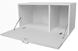 Foremost 390701 Modular Drop Down Desk Cube Storage System, White