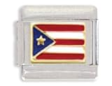 PUERTO RICAN FLAG PUERTO RICO Italian Charm