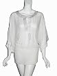 YAYA AFLALO Faire Tassel Tie Tunic Dress